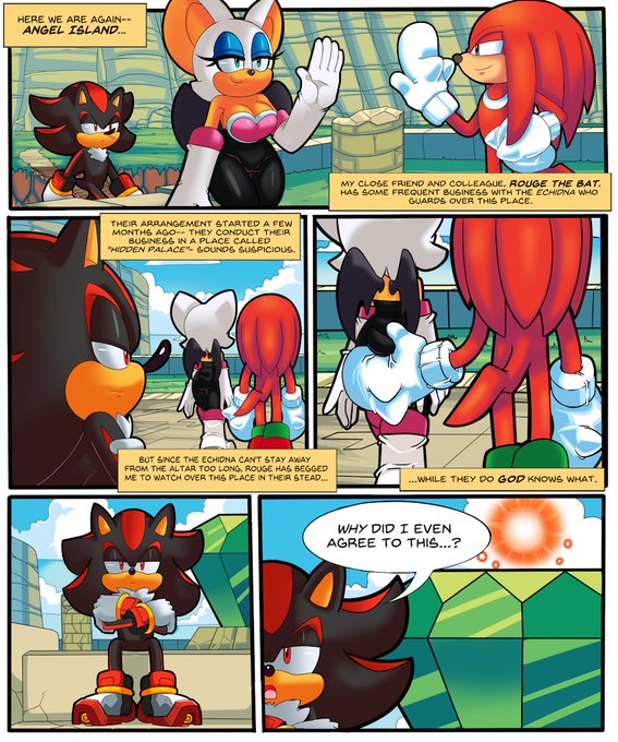 Knuckles The Echidna (Sonic (Series)) Rule 34 Image