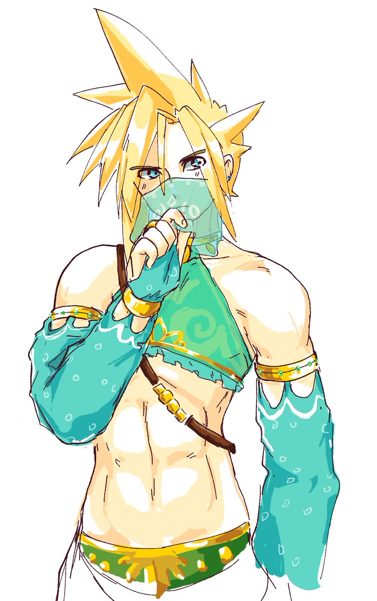 Cloud Strife (Breath Of The Wild) Rule 34 Image