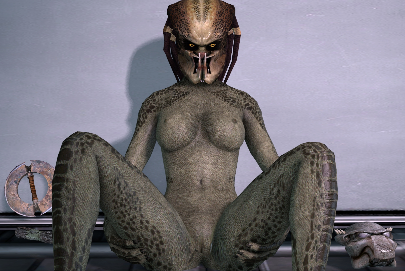 Female Yautja (Predator (Franchise)) Rule 34 Image