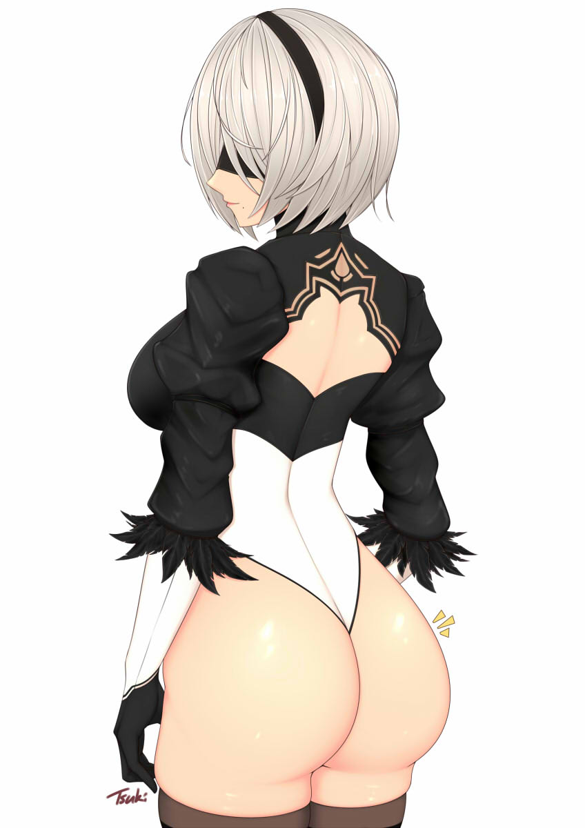 Yorha 2b (Nier) Rule 34 Image