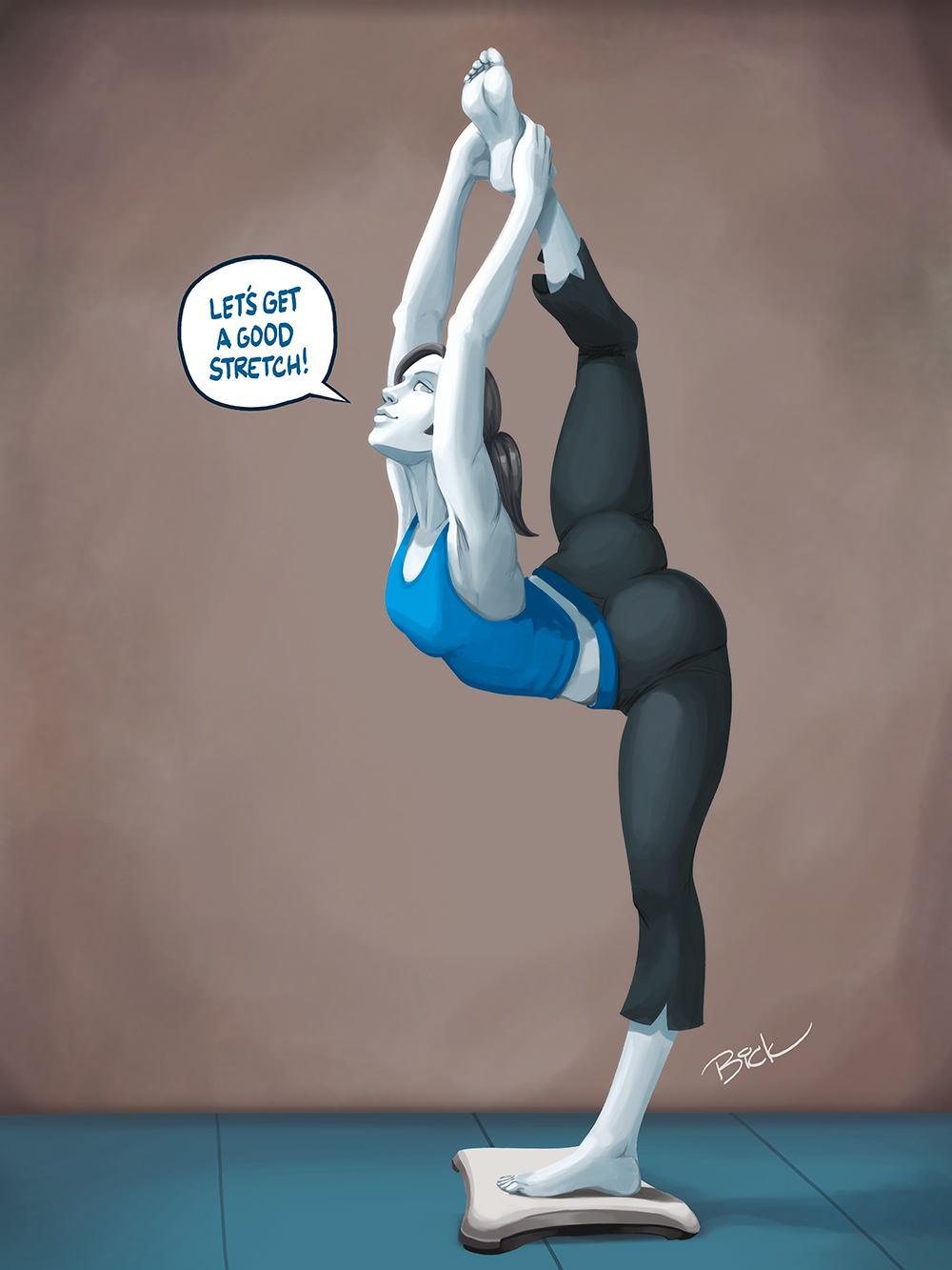 Wii Fit Trainer (Nintendo) Rule 34 Image