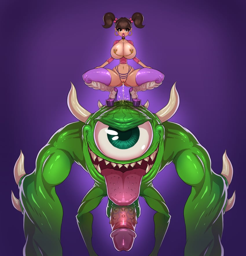 Mike Wazowski (Boo (Monsters Inc)) Rule 34 Image