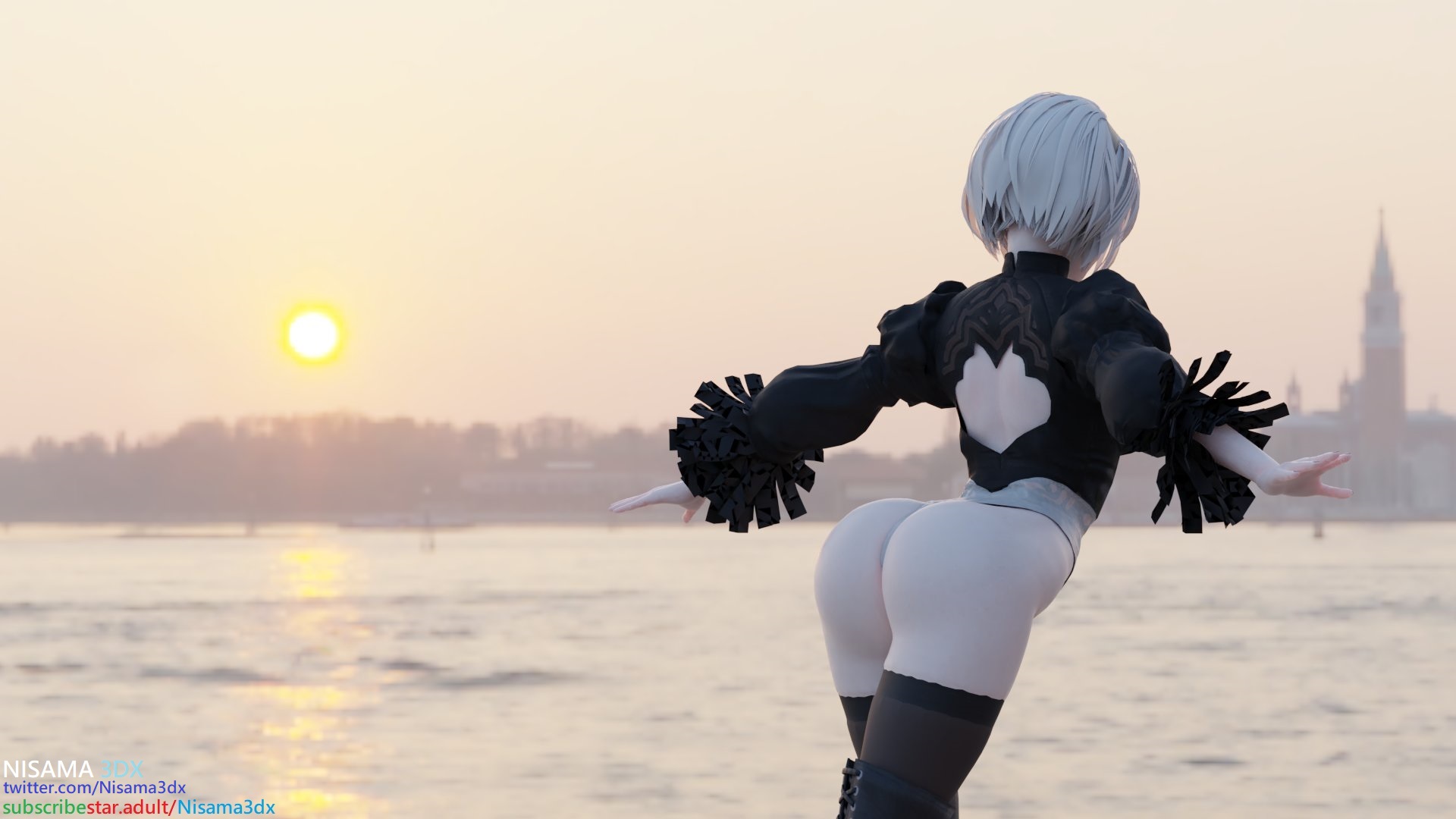 Yorha 2b (Nier) Rule 34 Image