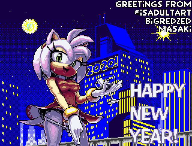 Amy Rose (Happy New Year) Rule 34 Image