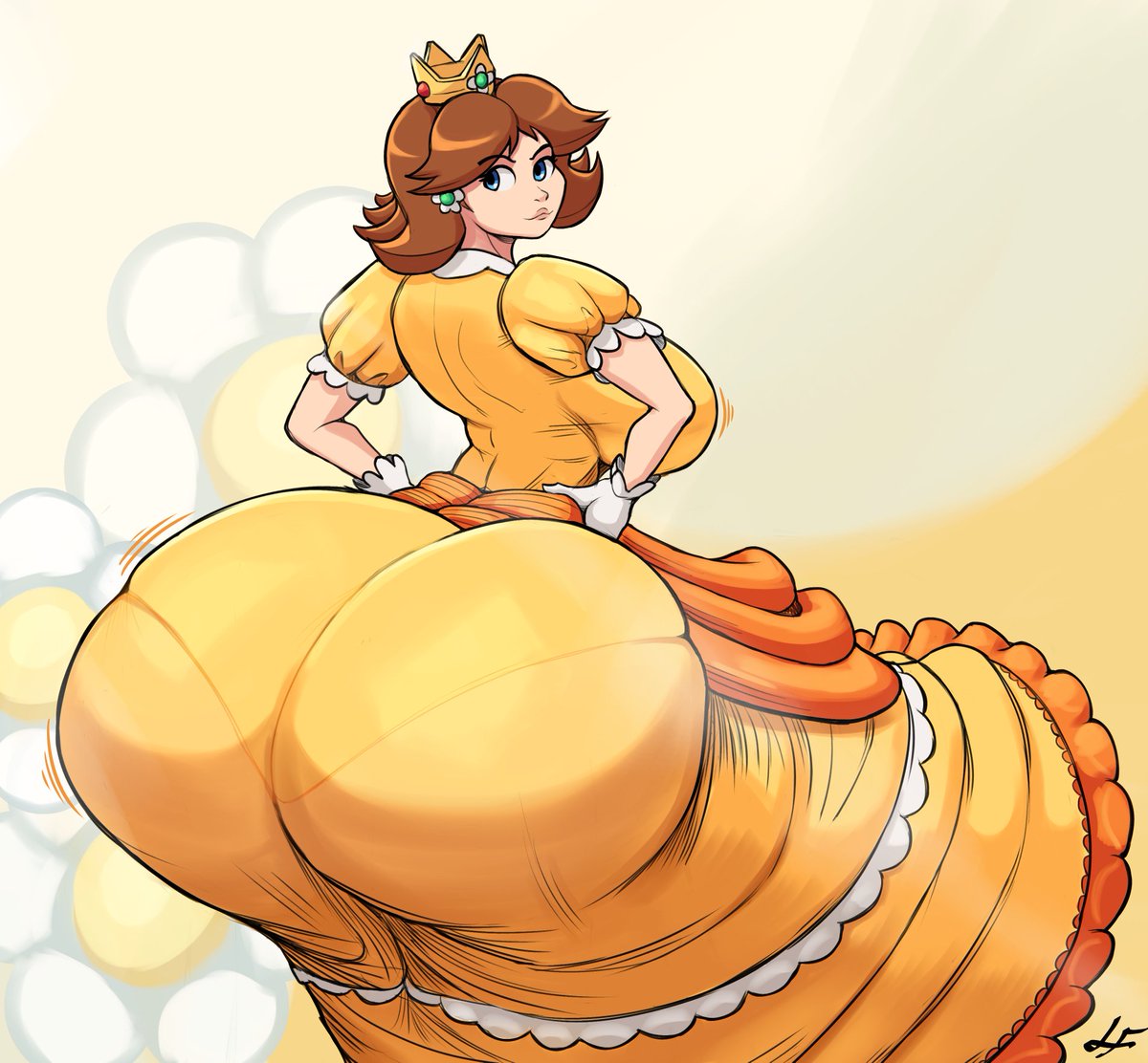 Princess Daisy (Mario (Series)) Rule 34 Image