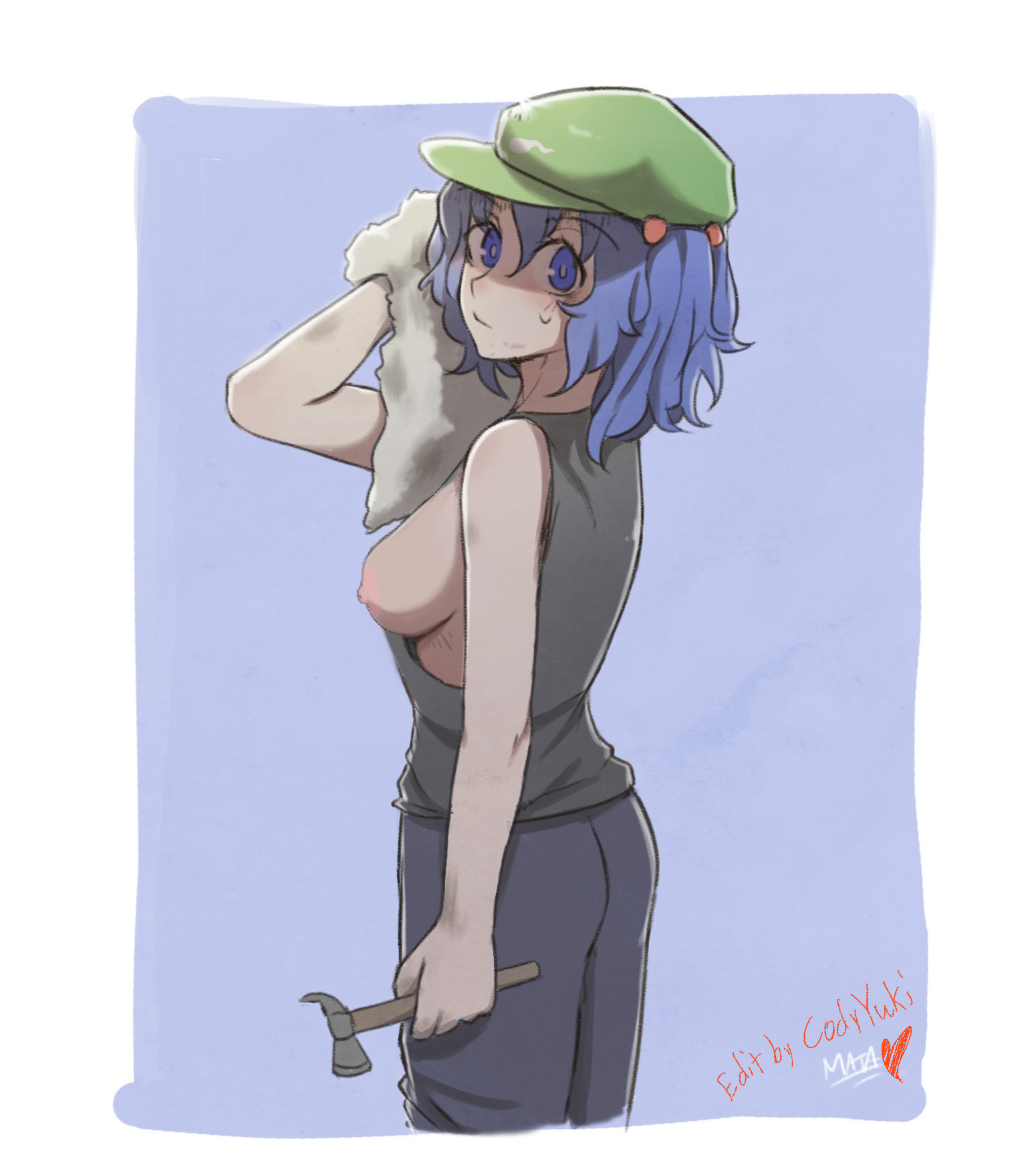 Nitori Kawashiro (Touhou) Rule 34 Image