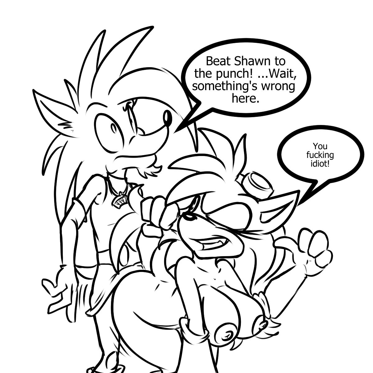 Becky The Hedgehog (Sonic (Series)) Rule 34 Image