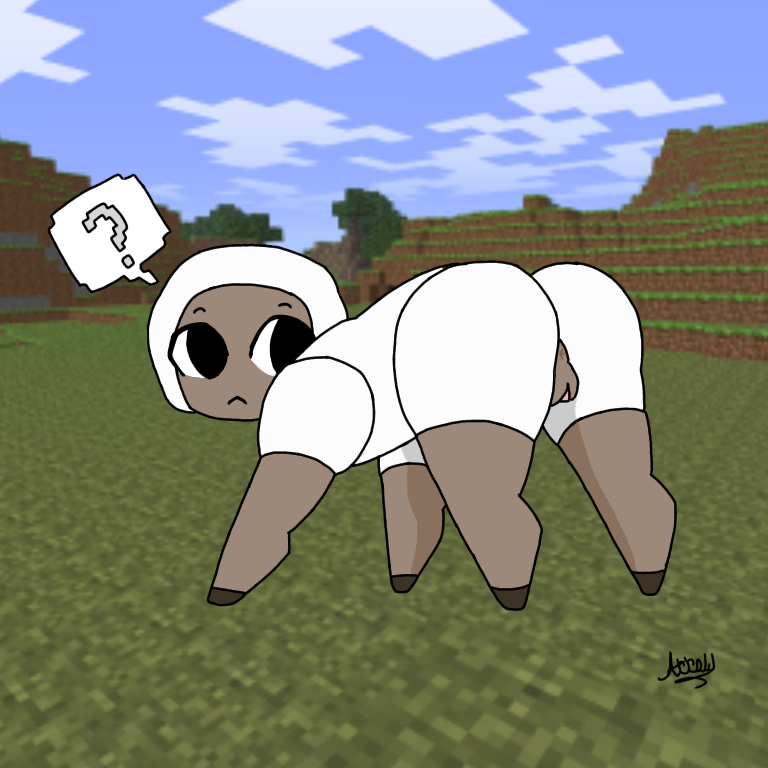 Sheep (Minecraft) Rule 34 Image