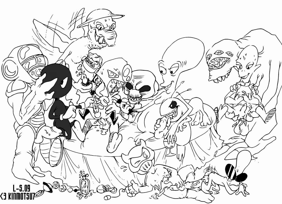 Kif Kroker (Alien Hominid) Rule 34 Image