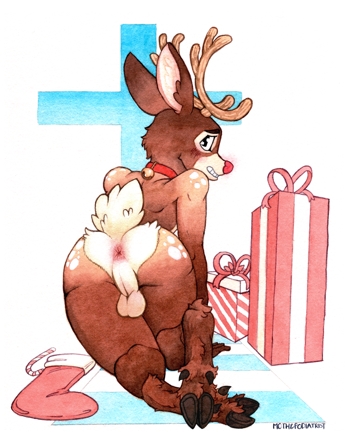 Rudolph The Red Nosed Reindeer (Christmas) Rule 34 Image