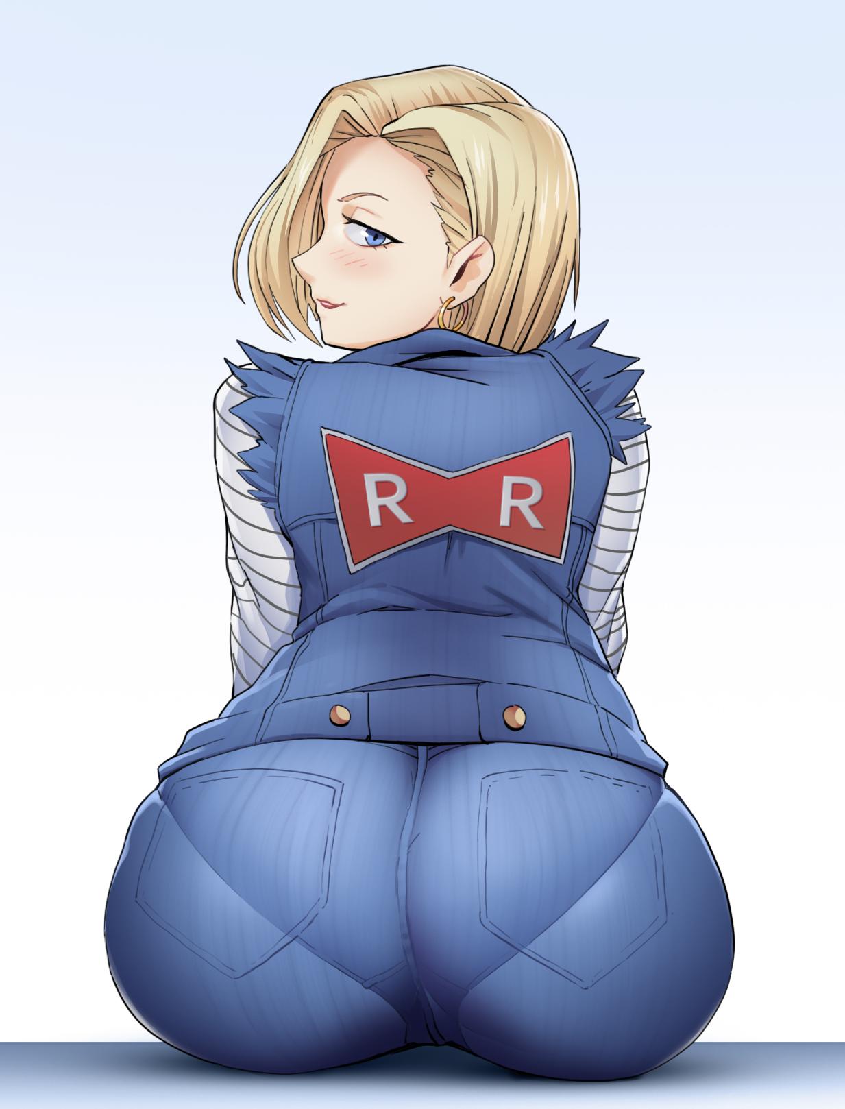 Android 18 (Dragon Ball) Rule 34 Image