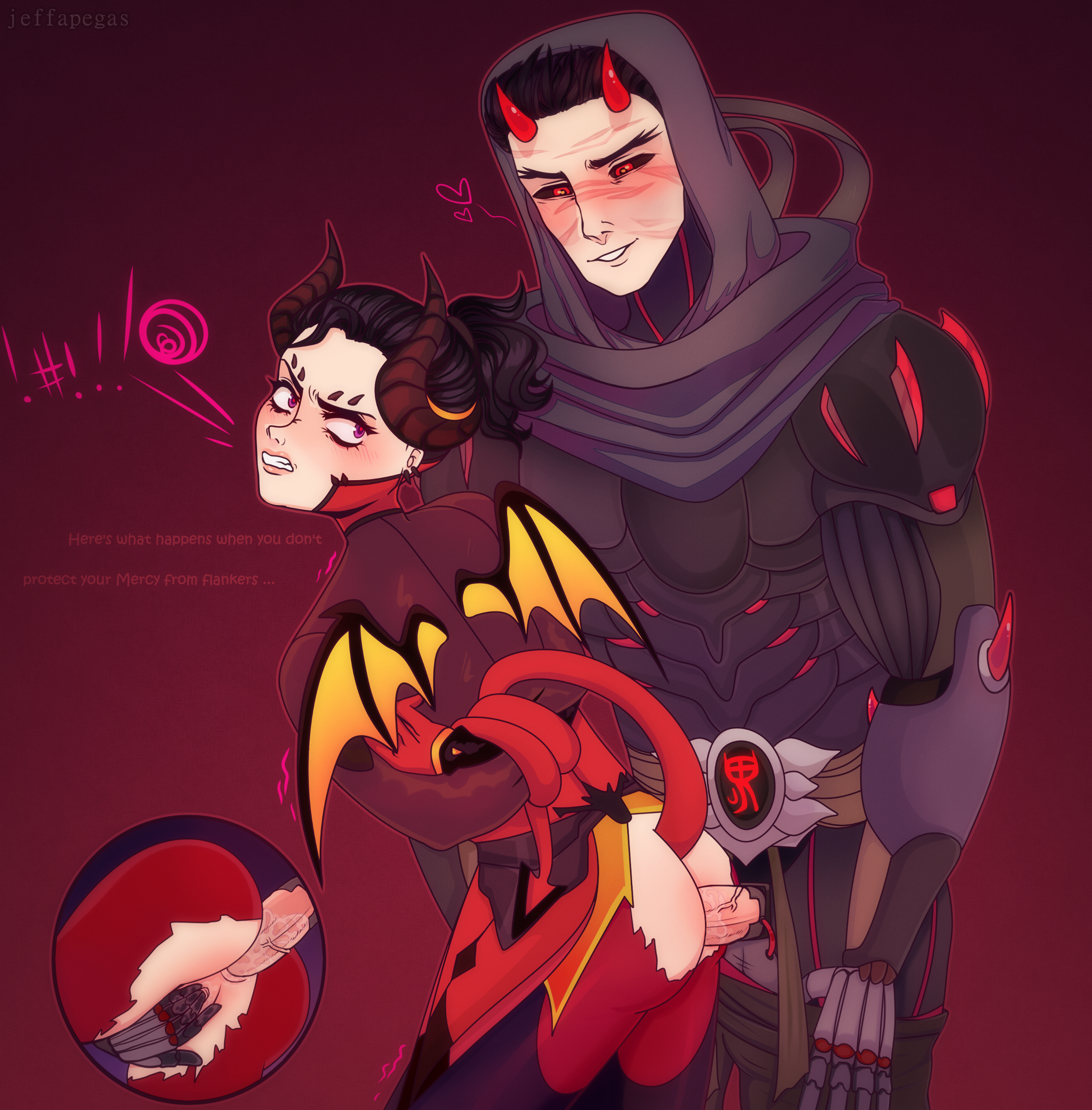 Devil Mercy (Overwatch) Rule 34 Image