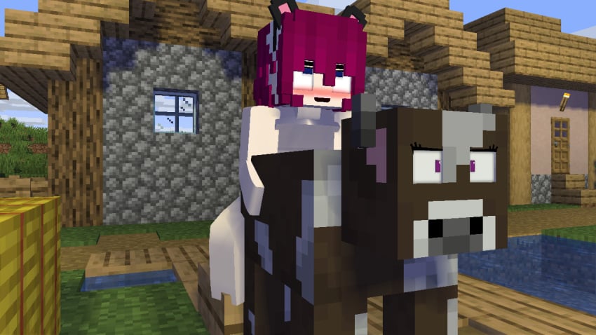 Cow (Minecraft) Rule 34 Image