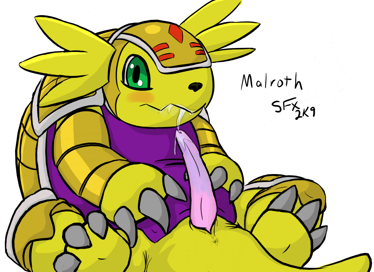Armadillomon (Digimon) Rule 34 Image