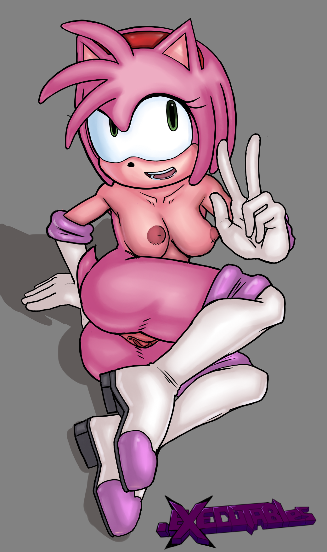 Amy Rose (Sega) Rule 34 Image