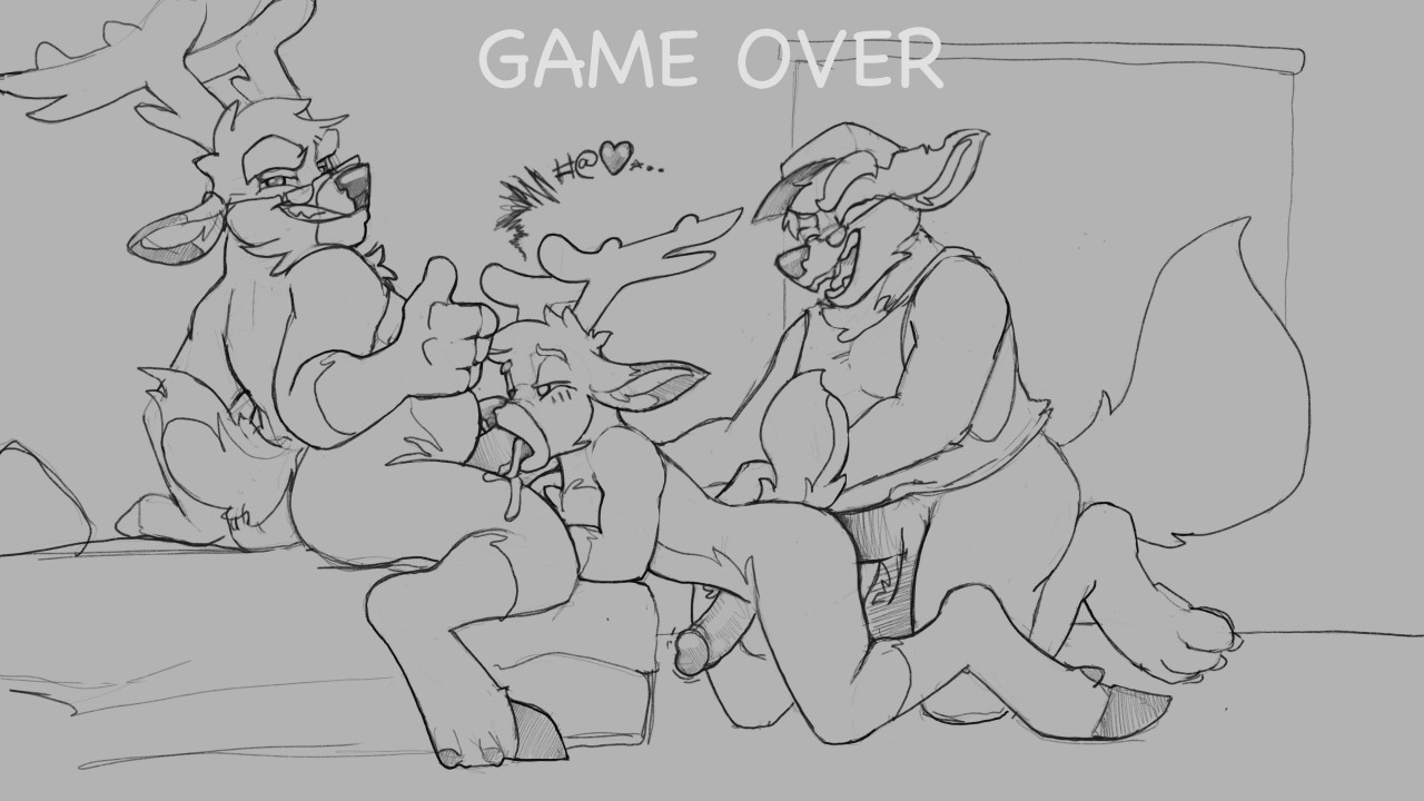 Unnamed Old Deer (Furfragged) Rule 34 Image
