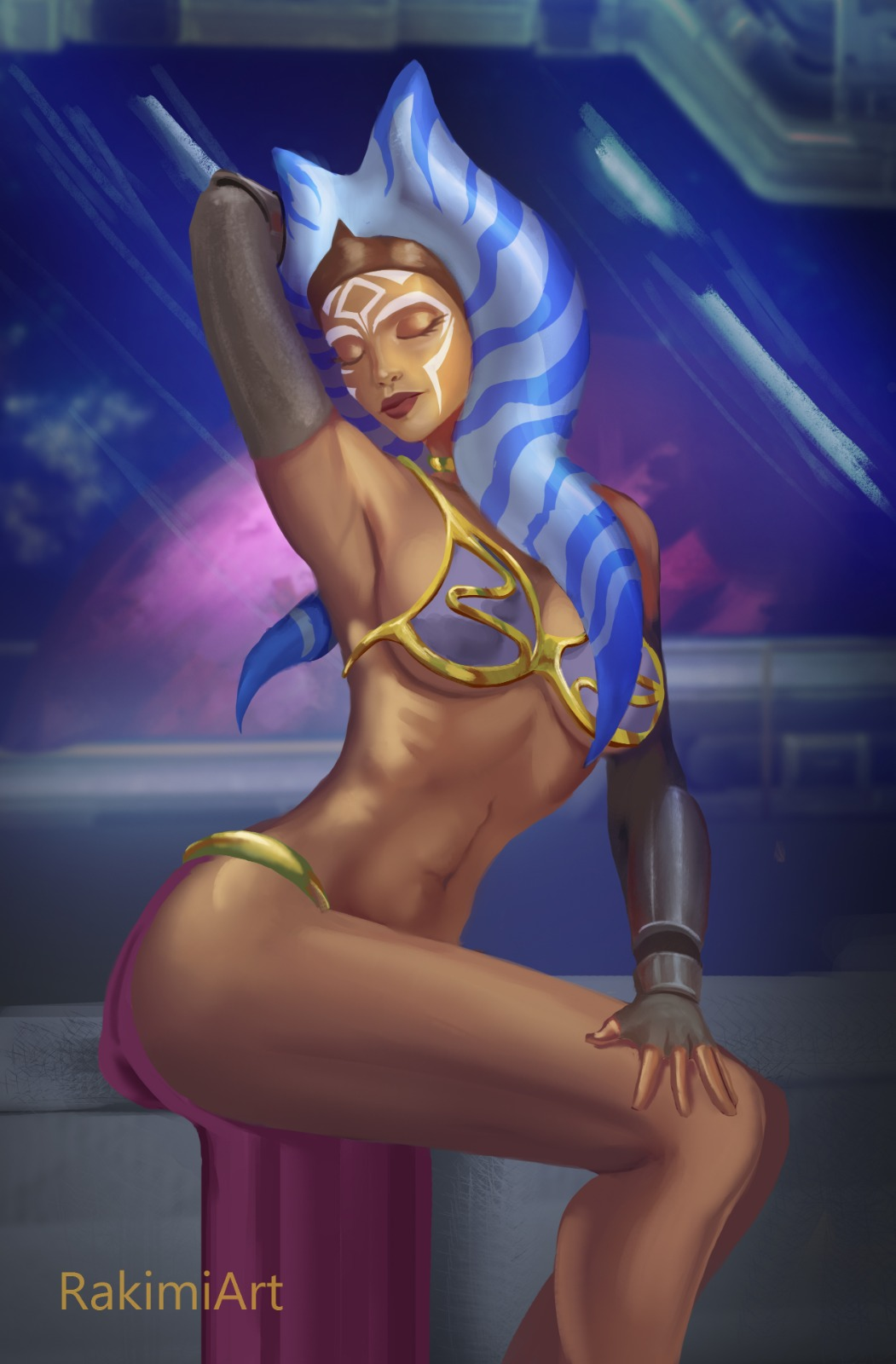 Ahsoka Tano (Star Wars) Rule 34 Image