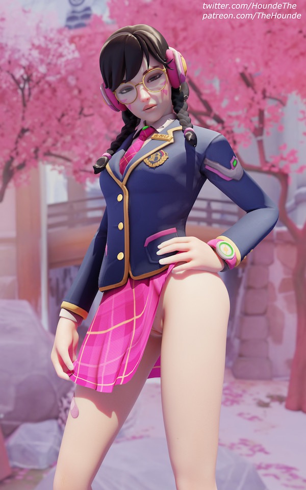 Academy D.Va (Blizzard Entertainment) Rule 34 Image