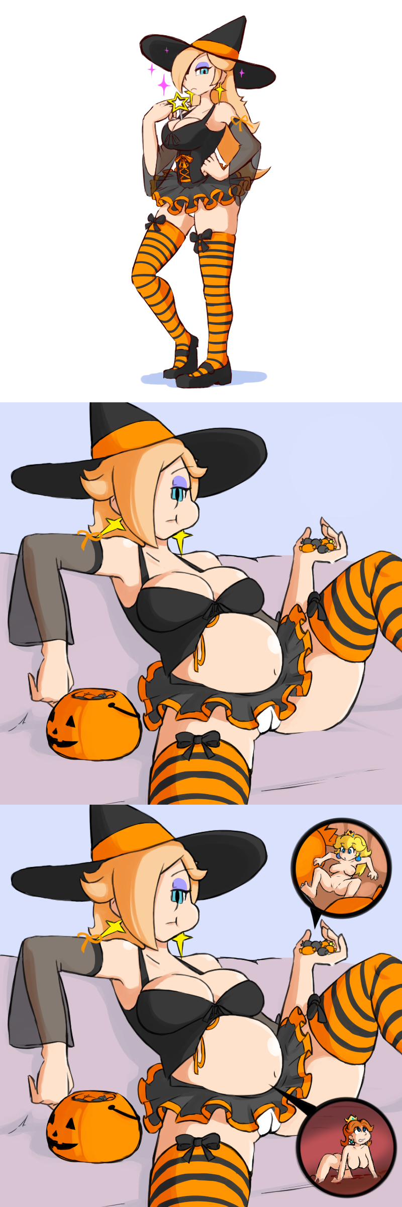 Princess Daisy (Halloween) Rule 34 Image