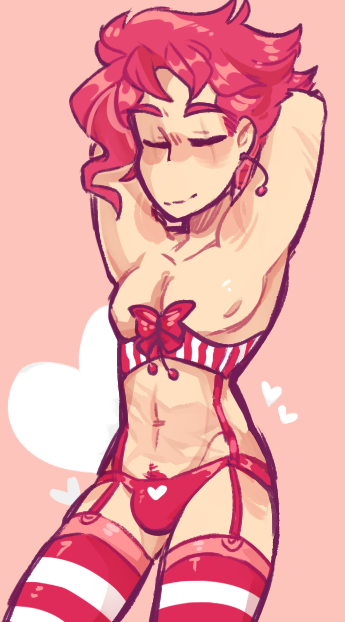 Noriaki Kakyoin (Jojo'S Bizarre Adventure) Rule 34 Image