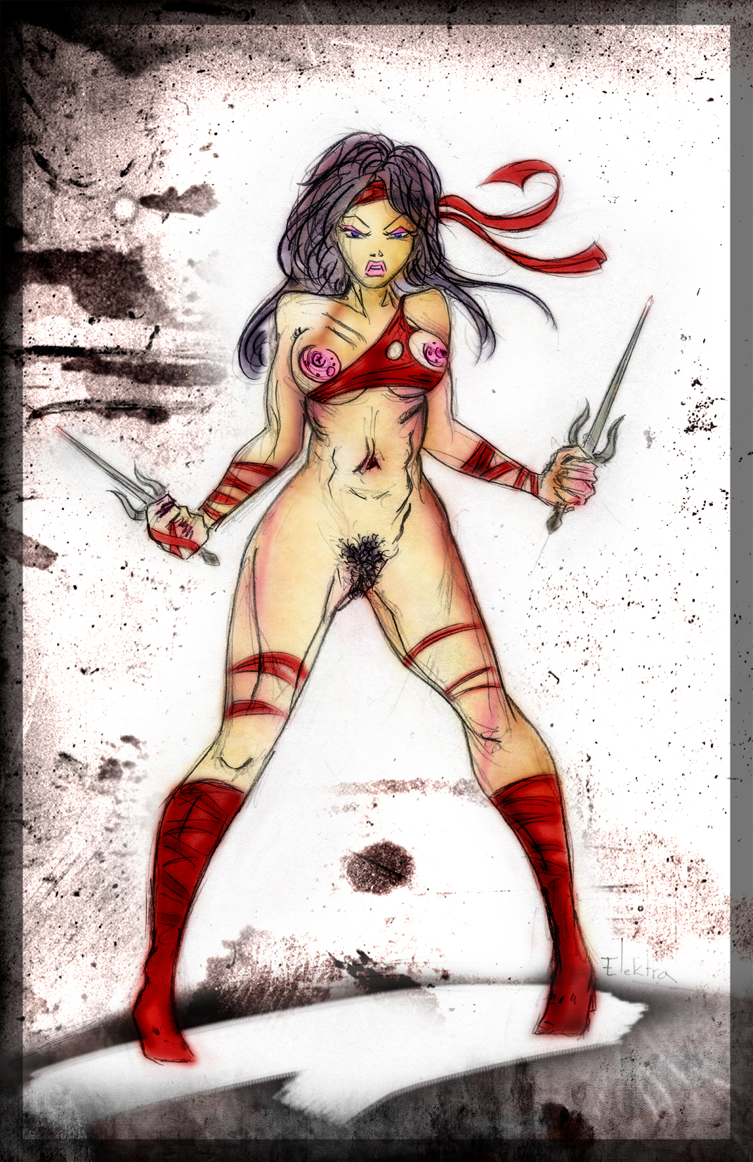 Elektra Natchios (Daredevil (Series)) Rule 34 Image