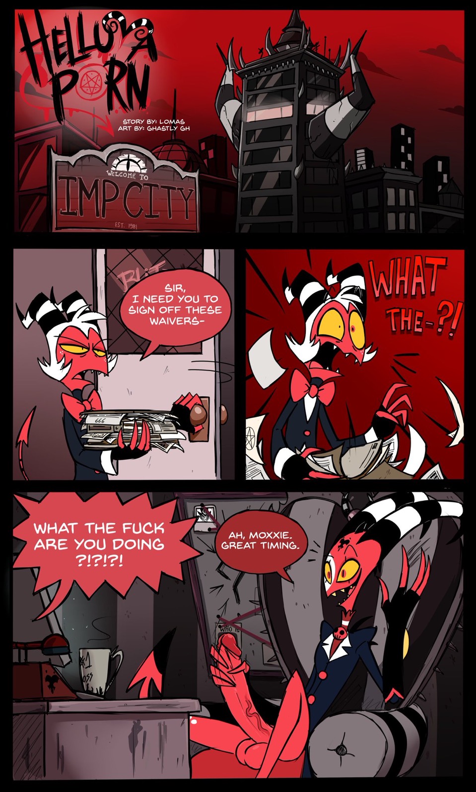 Blitzo (Helluva Boss) Rule 34 Image