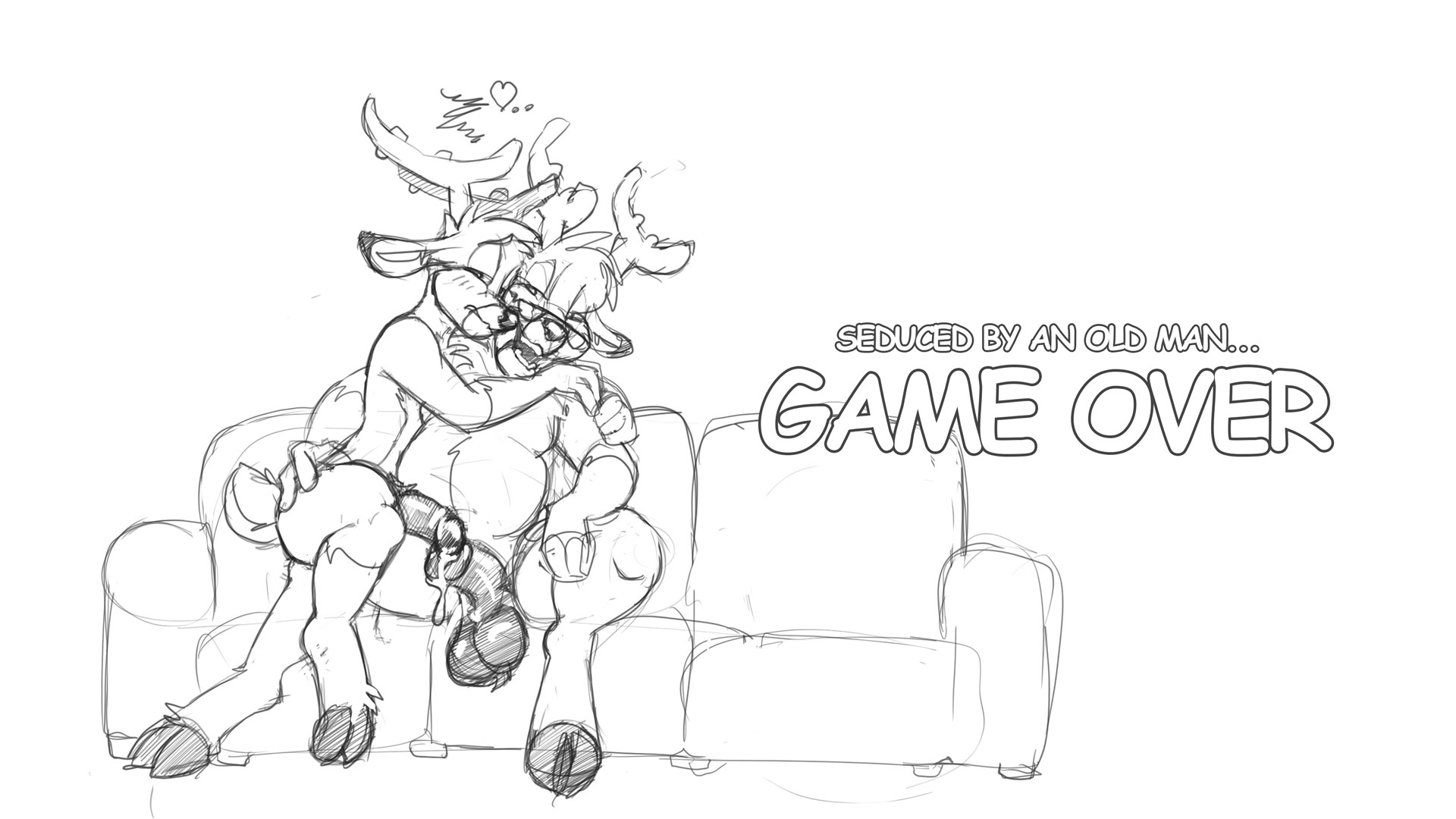 Unnamed Old Deer (Furfragged) Rule 34 Image
