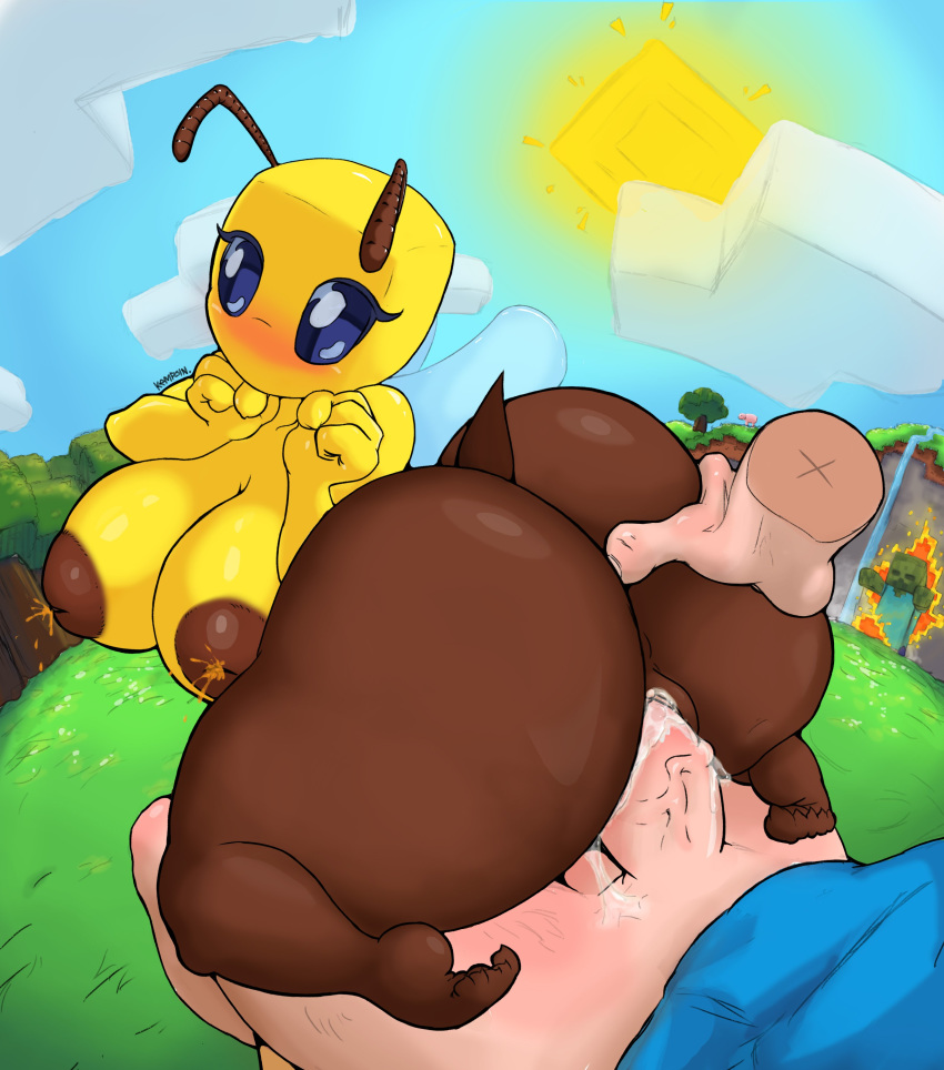 Bee (Minecraft) Rule 34 Image
