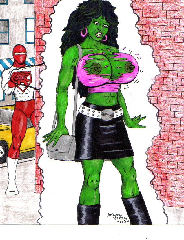 She-Hulk (Avengers) Rule 34 Image