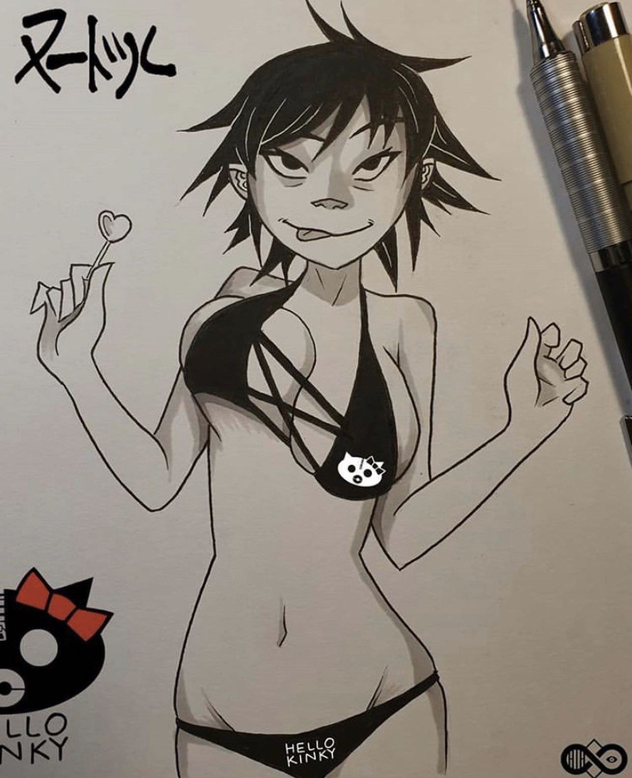 Noodle (Gorillaz) Rule 34 Image