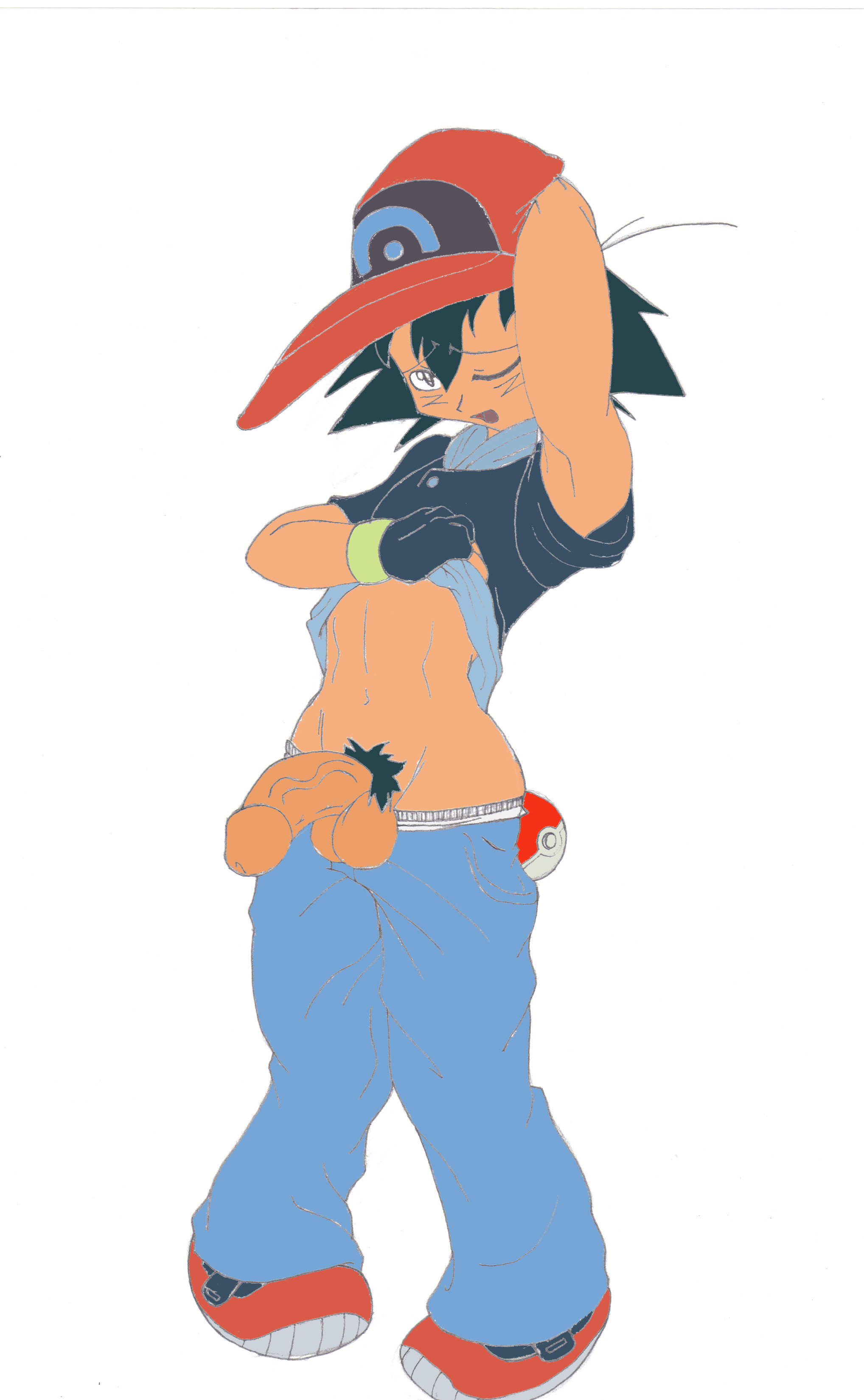 Satoshi (Pokemon) Rule 34 Image