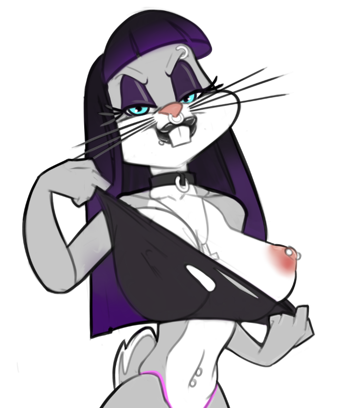 Bimbo Goth Bugs (Looney Tunes) Rule 34 Image
