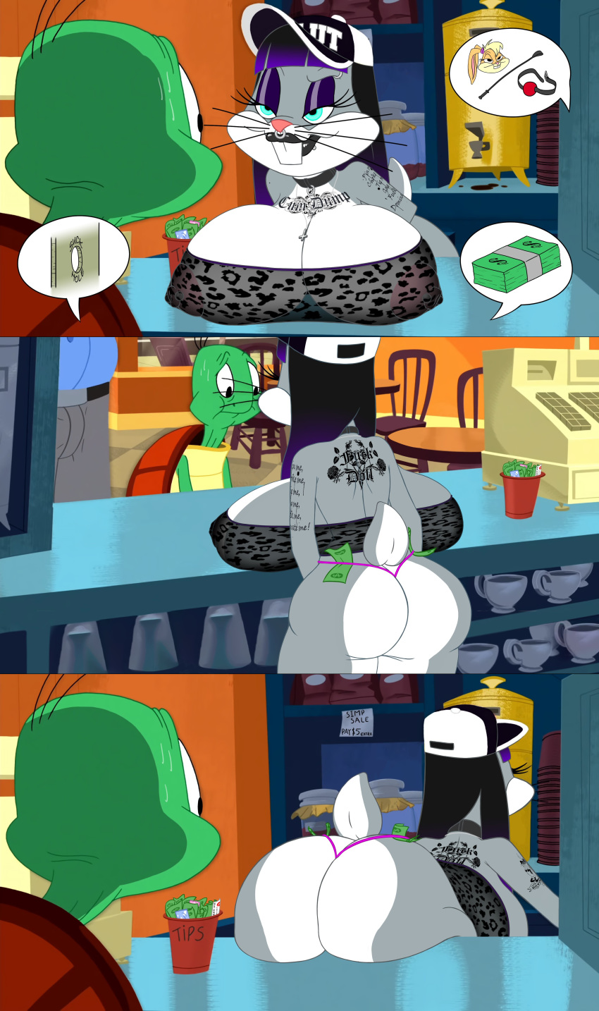 Bimbo Goth Bugs (Looney Tunes) Rule 34 Image