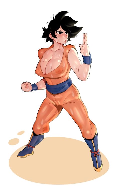 Female Goku (Dragon Ball) Rule 34 Image