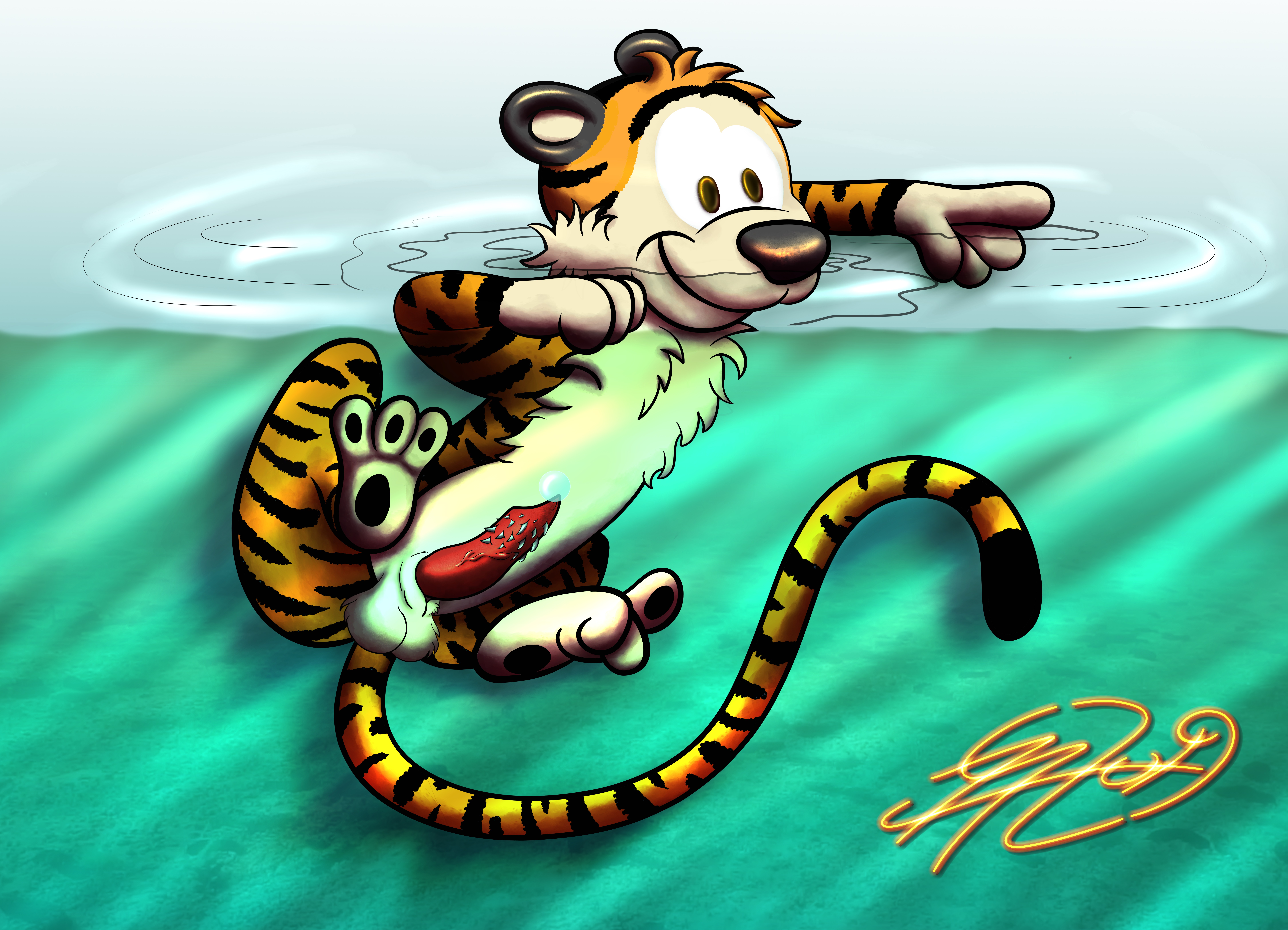Hobbes (Calvin And Hobbes) Rule 34 Image