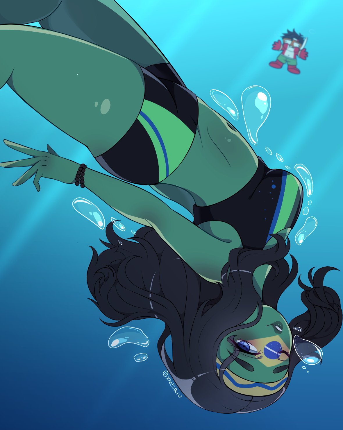 Brazil (Countryhumans) Rule 34 Image