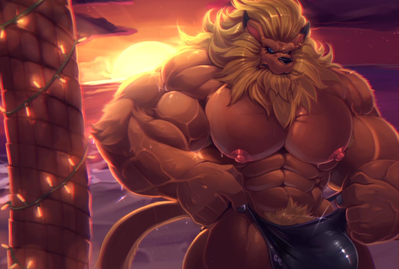 Leomon (Digimon) Rule 34 Image