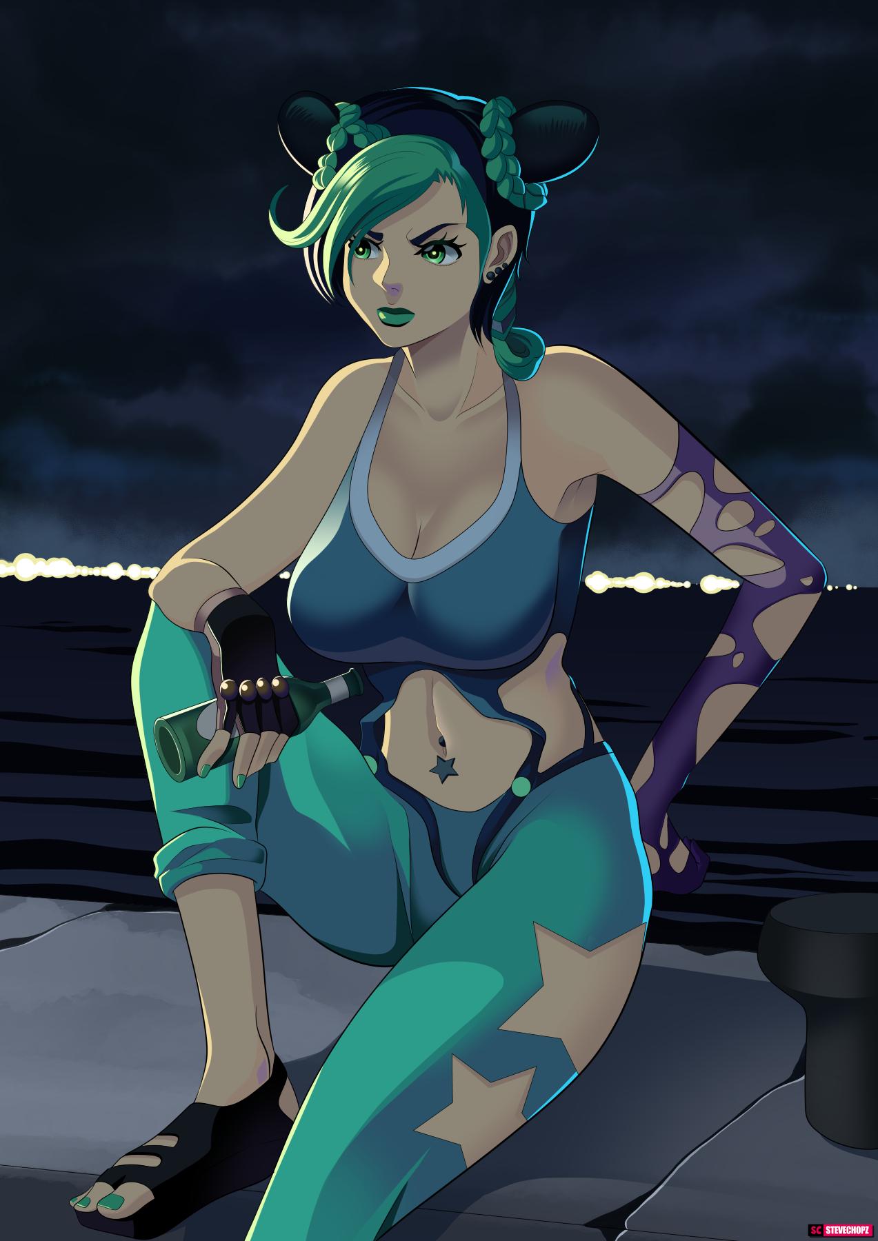 Jolyne Kujo (Jojo'S Bizarre Adventure) Rule 34 Image