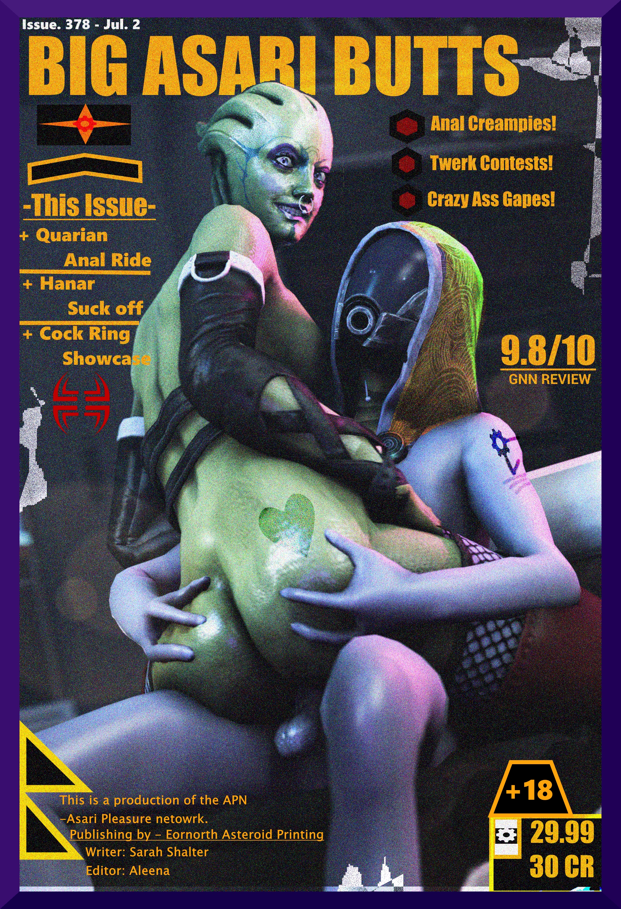 Asari (Mass Effect) Rule 34 Image