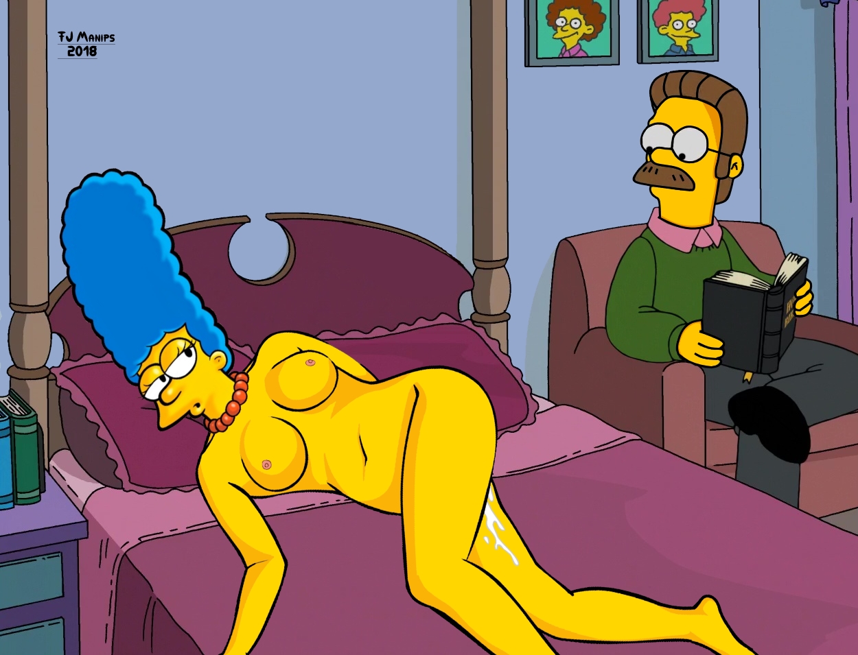 Marge Simpson (20th Century Studios) Rule 34 Image