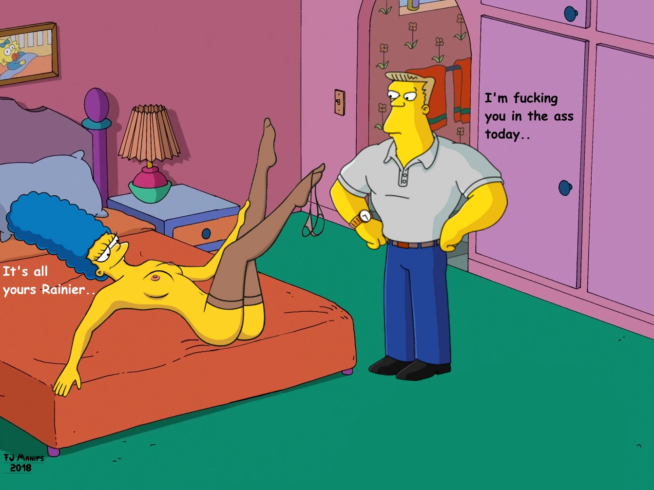 Marge Simpson (The Simpsons) Rule 34 Image