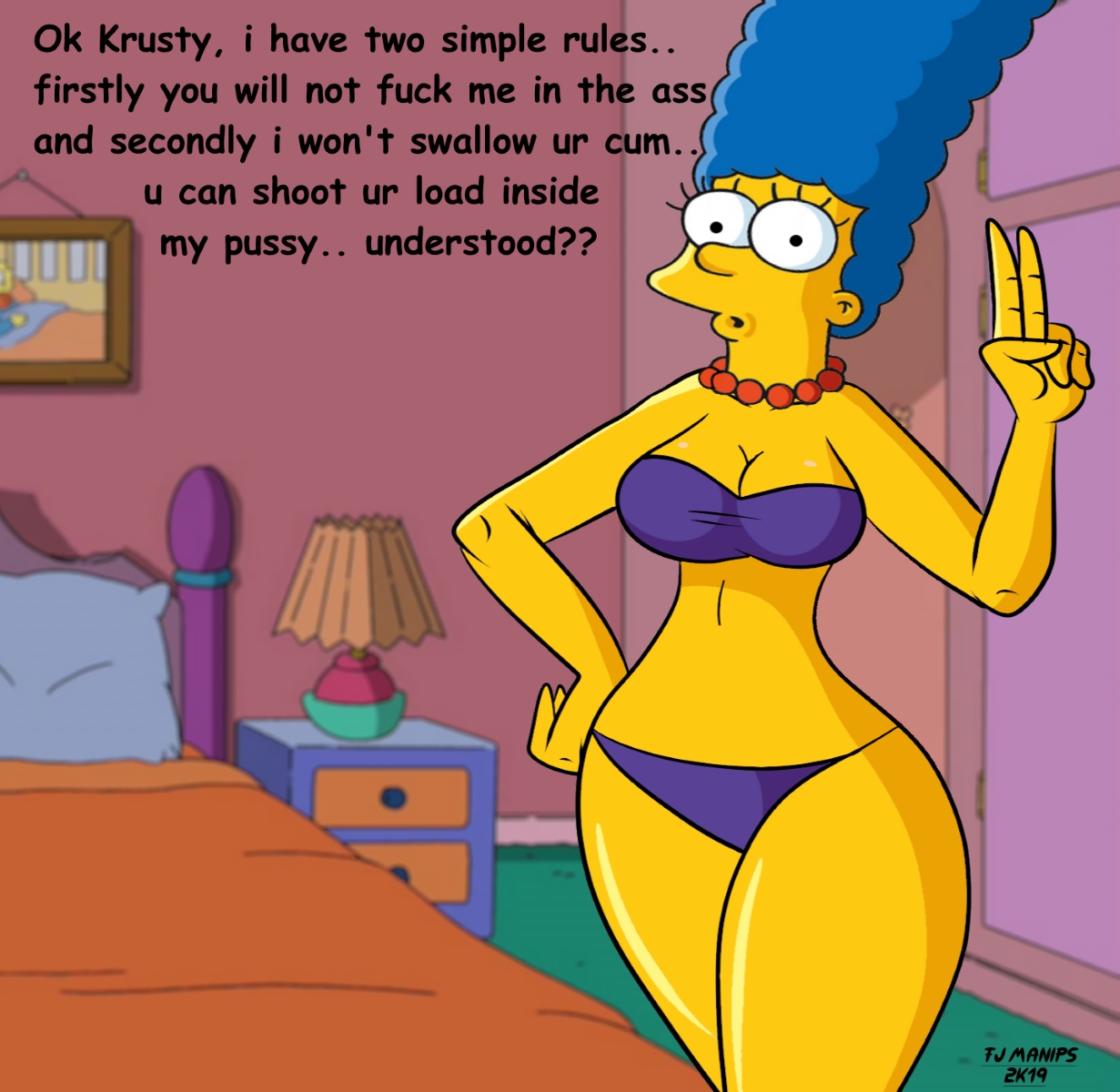 Marge Simpson (The Simpsons) Rule 34 Image