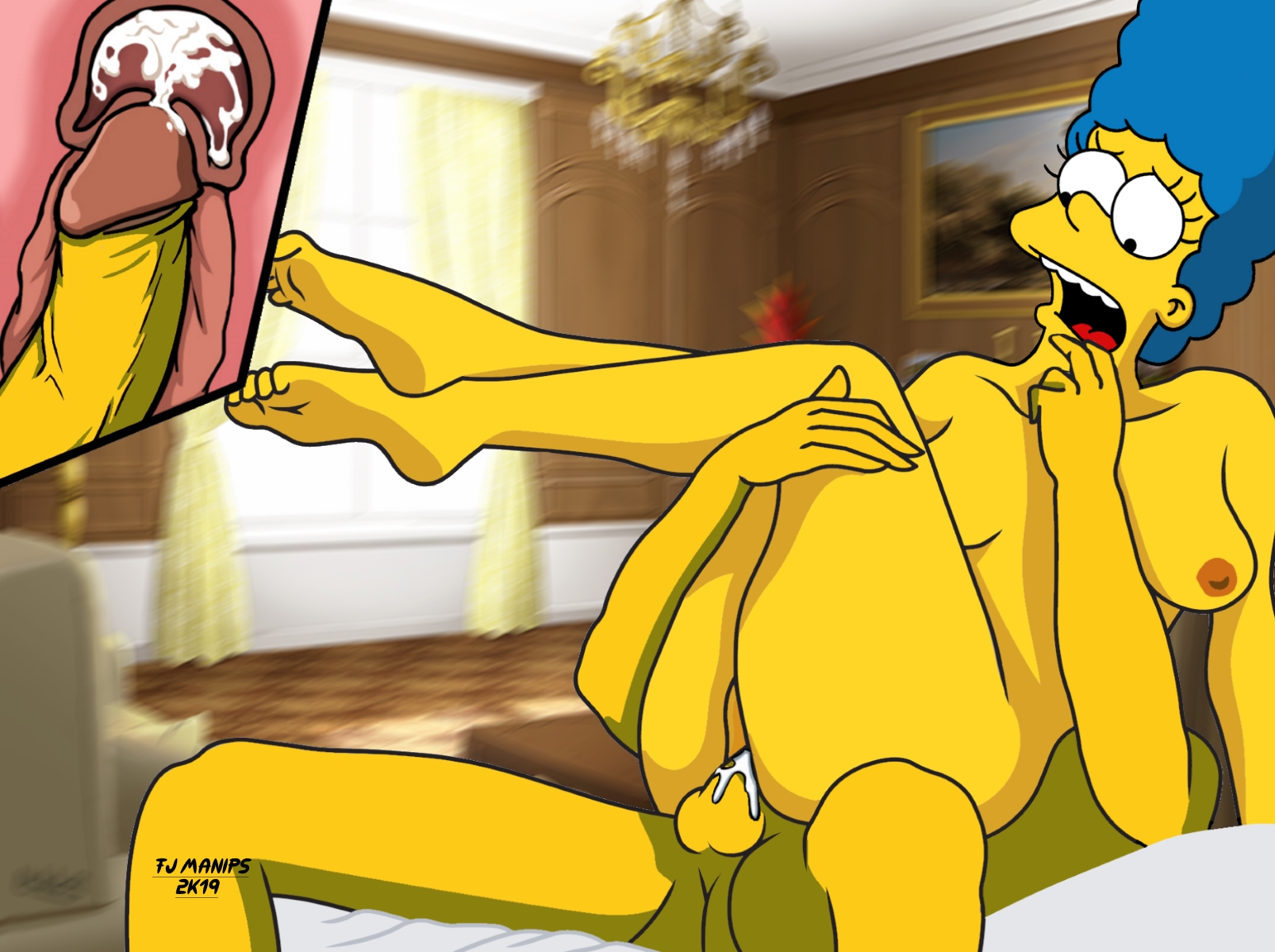 Marge Simpson (The Simpsons) Rule 34 Image