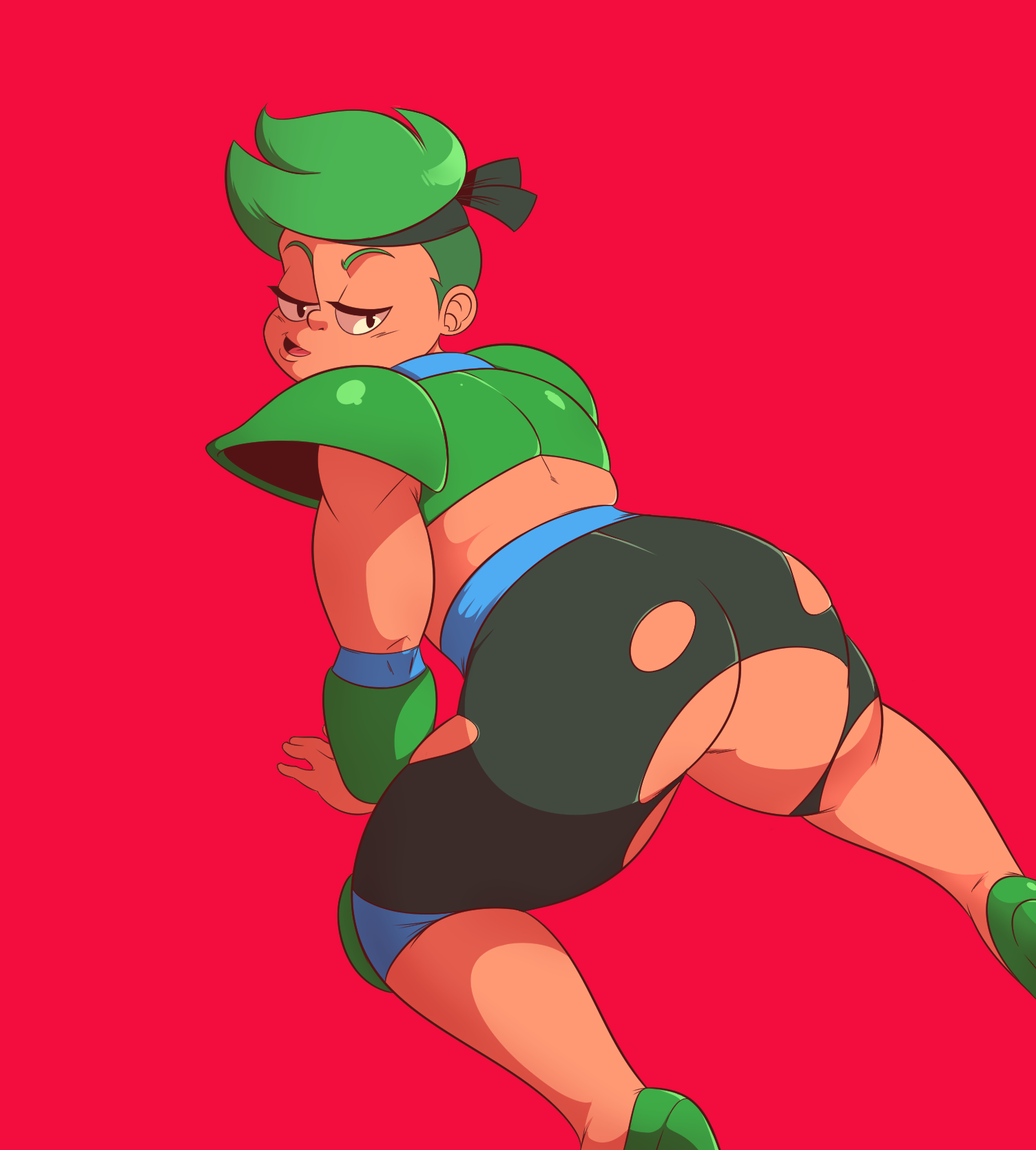Green Guts (Ok K.O.! Let'S Be Heroes) Rule 34 Image