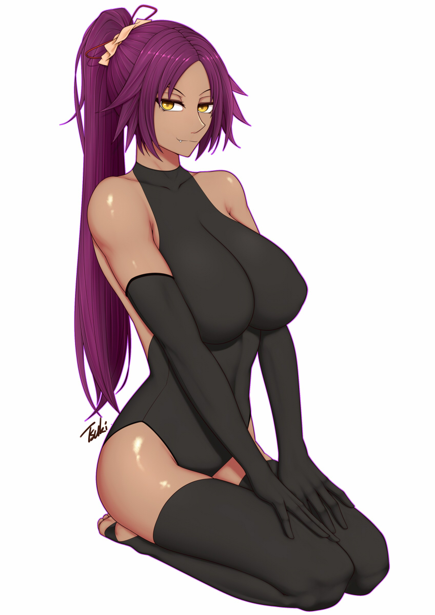 Shihouin Yoruichi (Bleach) Rule 34 Image