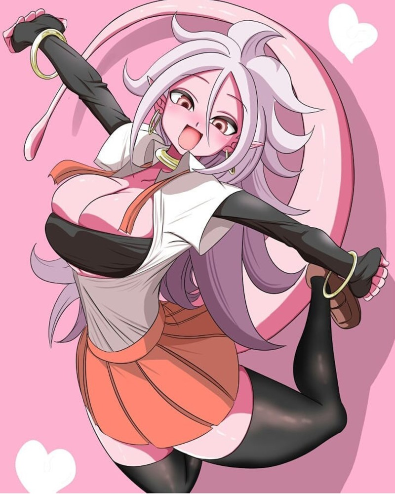 Android 21 (Dragon Ball) Rule 34 Image