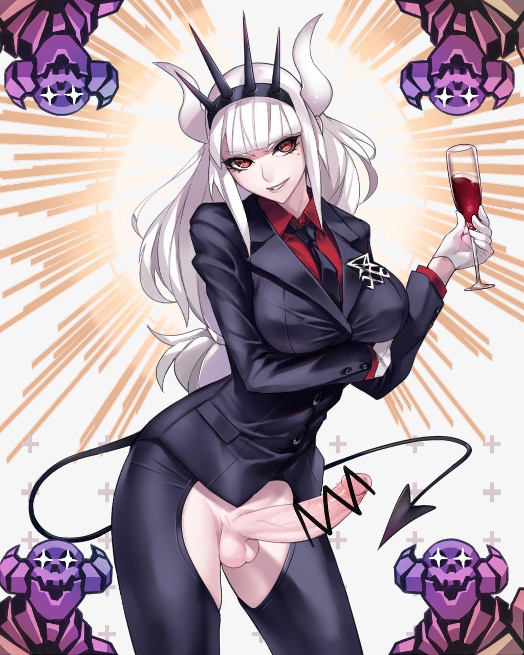 Lucifer (Helltaker) Rule 34 Image