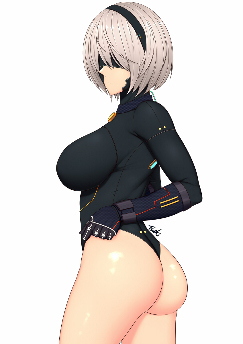 Yorha 2b (Nier) Rule 34 Image