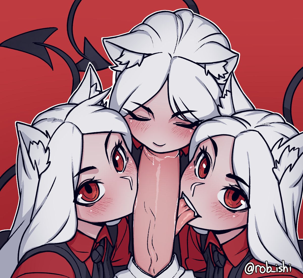 Cerberus (Helltaker) Rule 34 Image