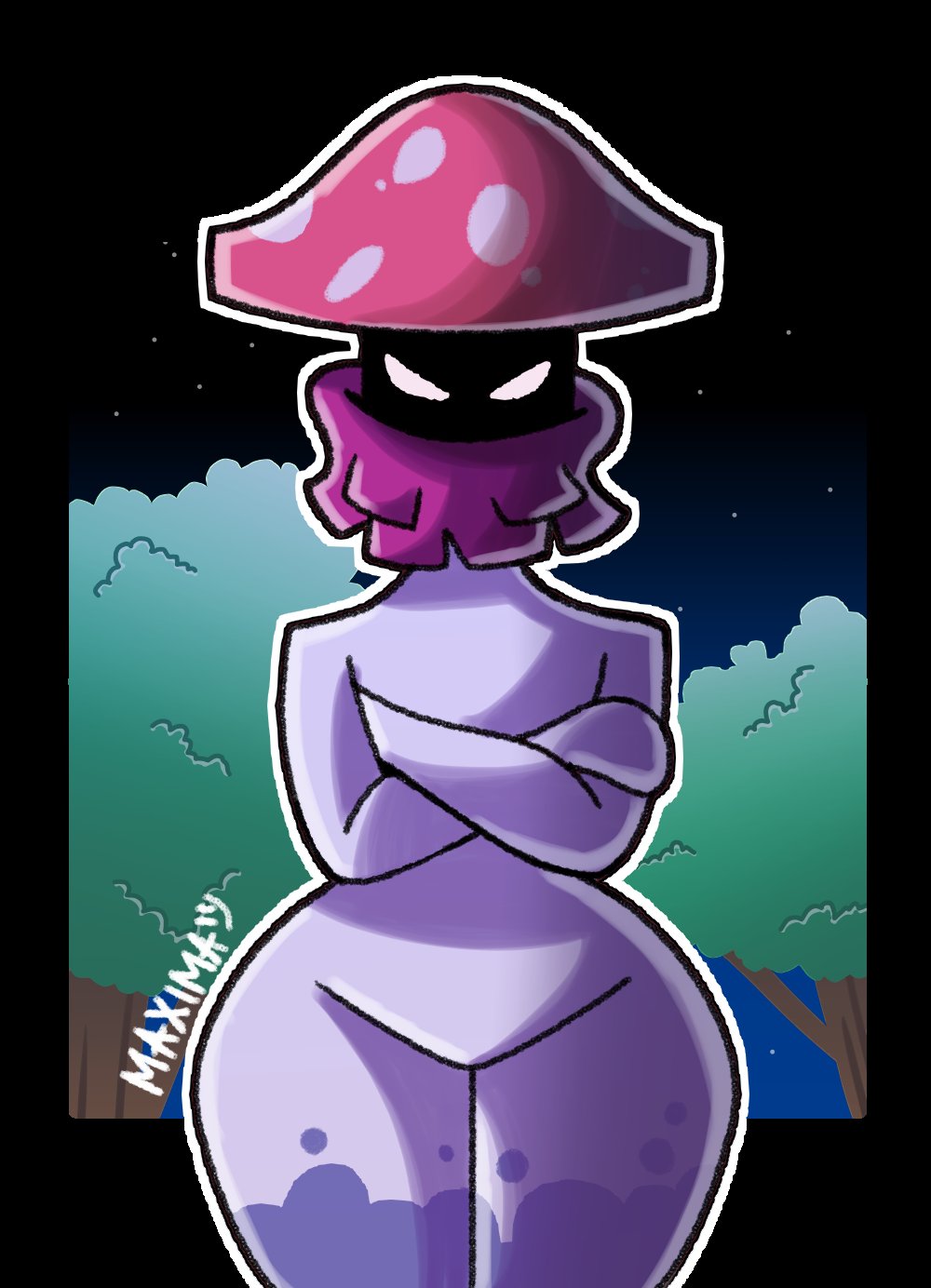 Night Cap (Pvz:Bfn) Rule 34 Image